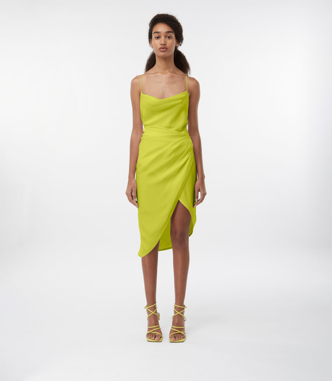 shiroi midi | bright green