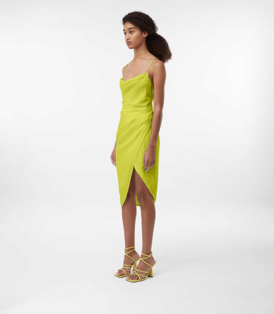 shiroi midi | bright green